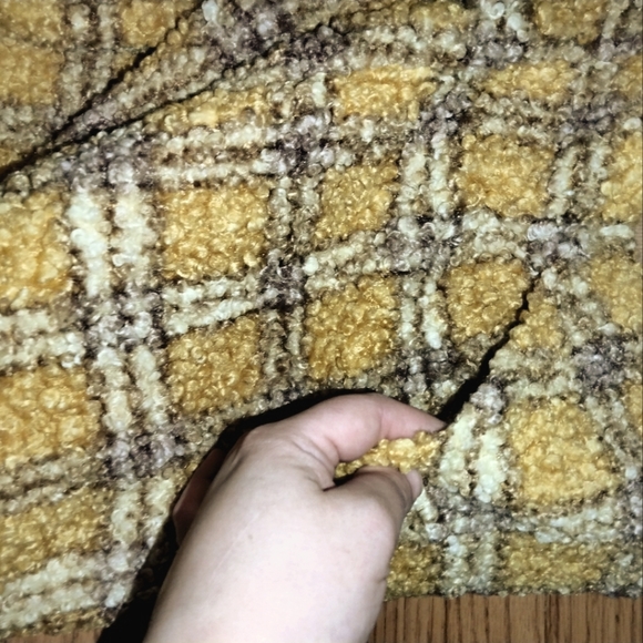 ModCloth Feeling Warm and Fuzzy hooded jacket size XL NWT retro style - Picture 5 of 7